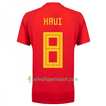 Jalkapallo Pelipaidat Espanja Xavi 8 World Cup 2018 Kotipaita